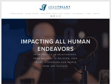Tablet Screenshot of joshtolley.com